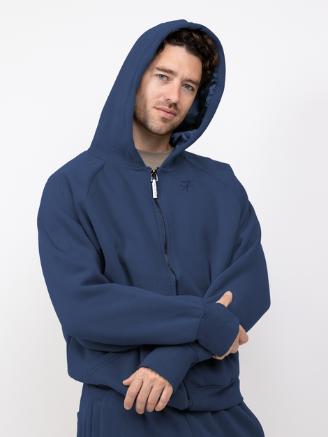Aether Hoodie - Navy Blue / JACKET